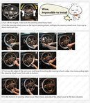 Coprivolante in pelle diamantata