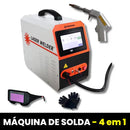 Máquina de Solda e Corte a Laser Portátil Multiprocesso 150A Proteção Térmica 4 em 1 Bivolt