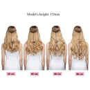 Estensioni dei capelli biondi da spiaggia